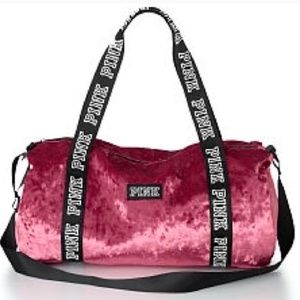Pink Victoria Secret Duffle Bag